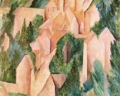 乔治勃拉克 - The Castle in La Roche Guyon